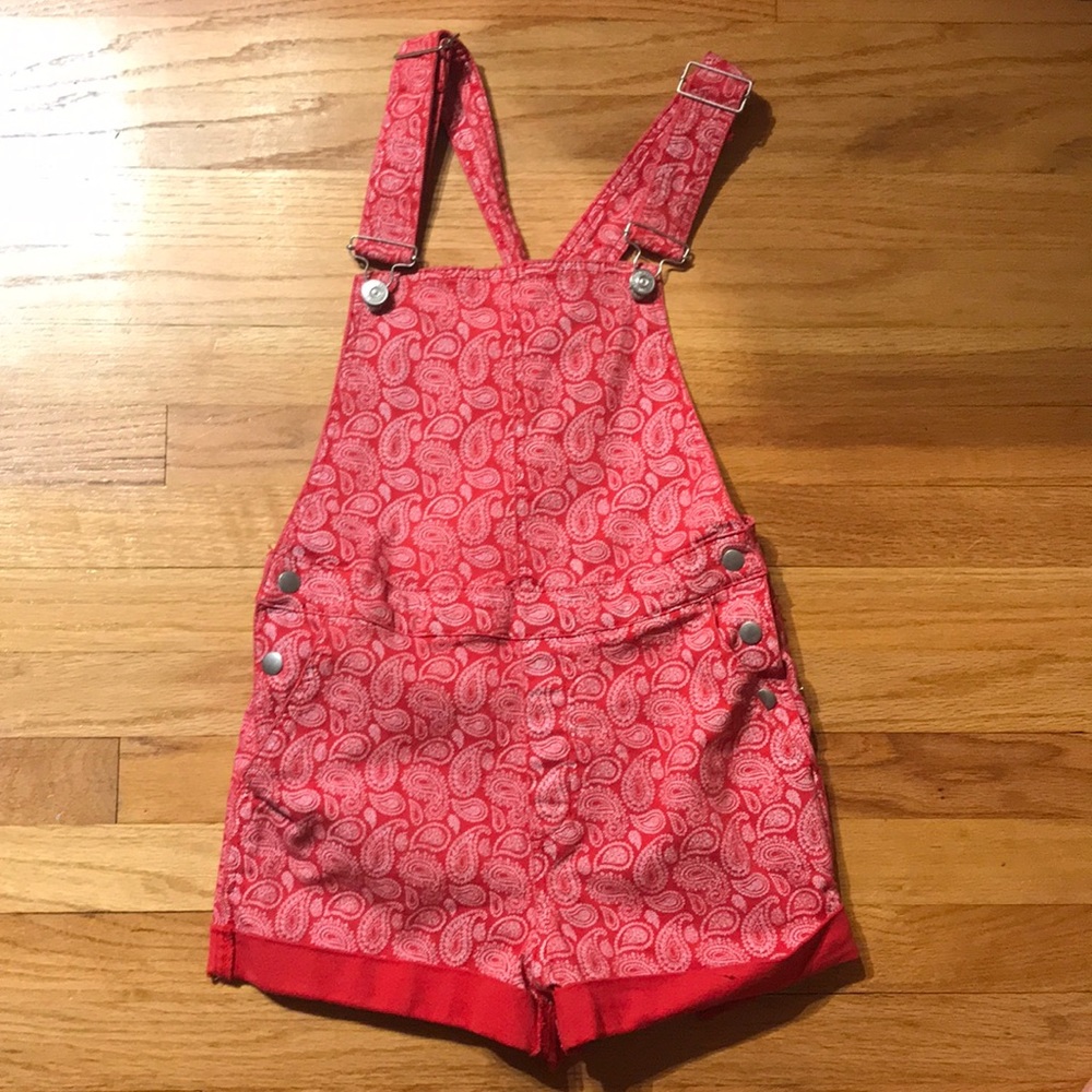 Festive short overalls